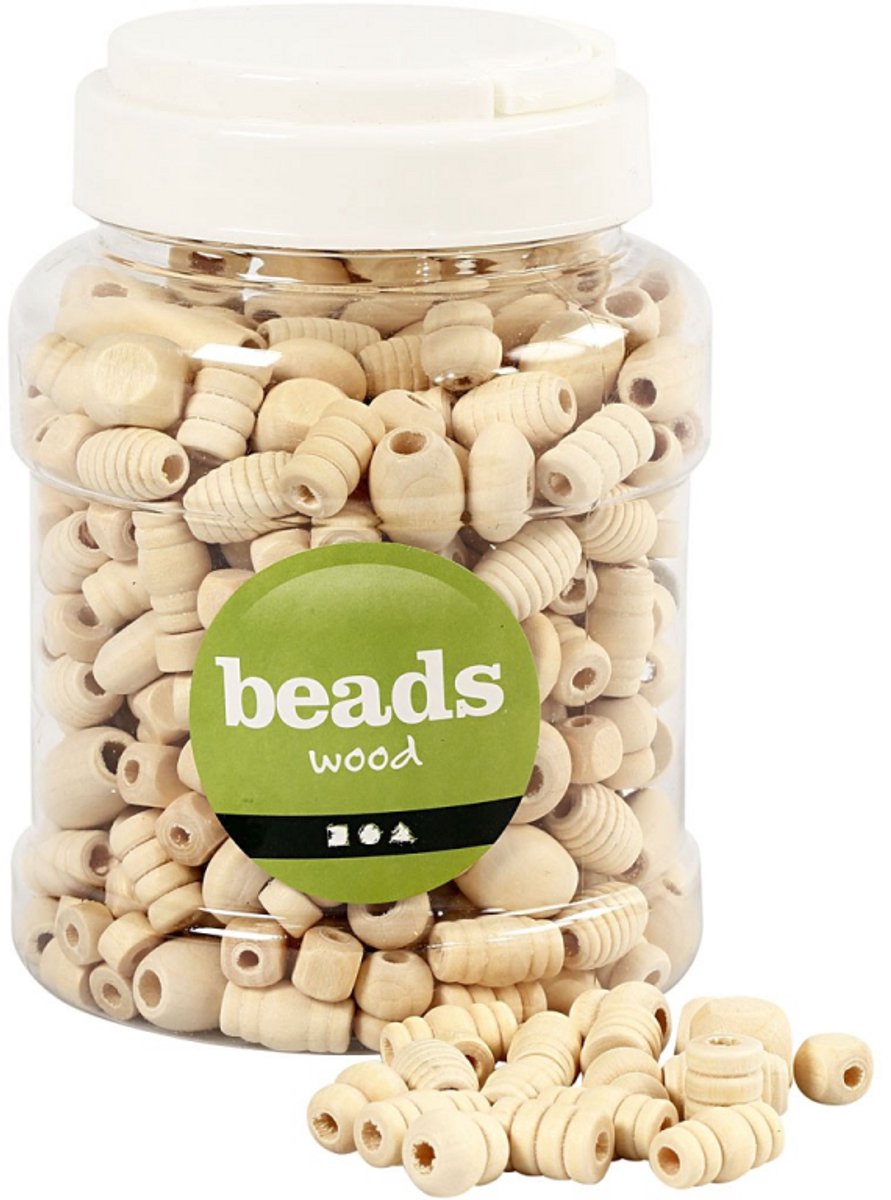 Kreativunternehmen https: www.cchobby.nl wood-beads-size-5-28-mm-hole-size-2-5-3-mm-175-gr-400-ml-1-bucket