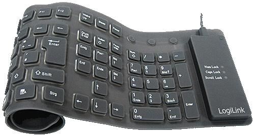 Logilink PC-Tastatur, Silikontastatur