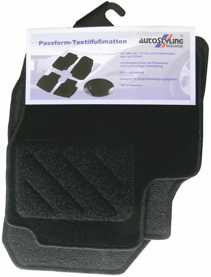 Autostyling Seehase Seehase Fußmatte Passform Textil Fußmatte Seehase, VW Caddy 2020-