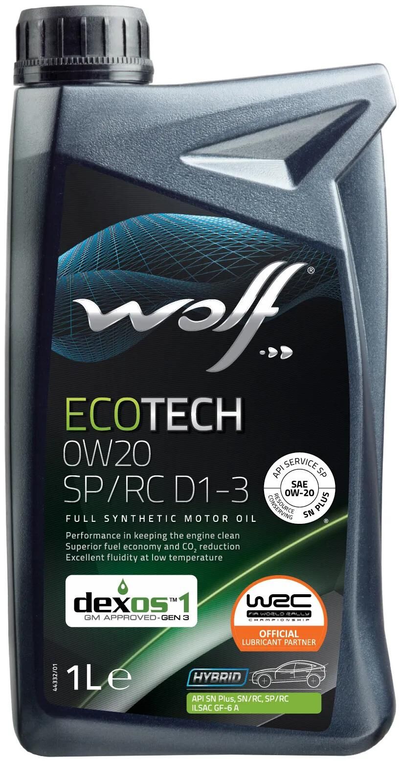 Wolf Motoröl 'Ecotech SP RC D1-3 Motoröl 0w20 1l Ecotech SP RC D1-3