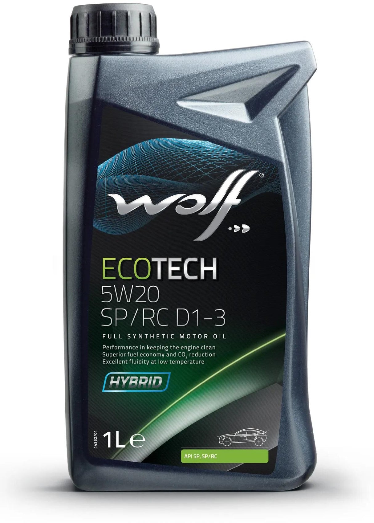 Wolf Motoröl Ecotech SP RC D1-3. Motoröl 5w20 1l Ecotech SP RC D1-3