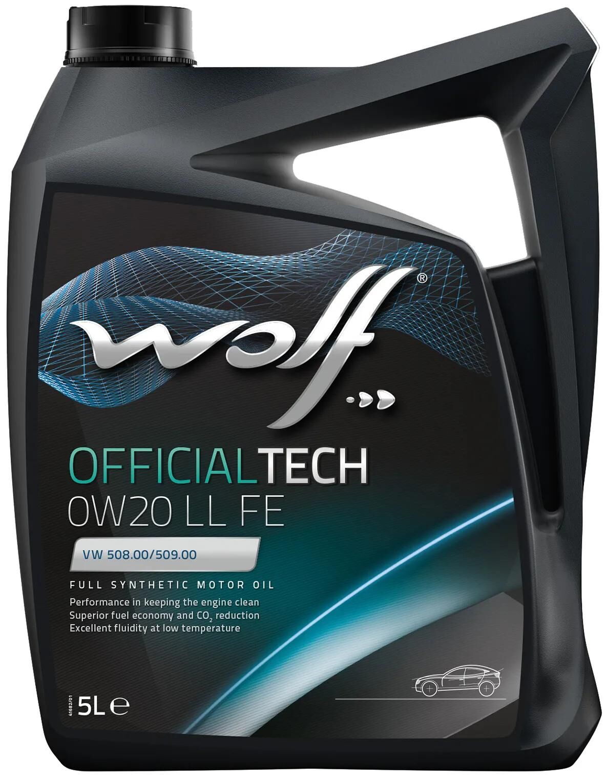 Wolf Motoröl, offizielle Tech ll fe. Motoröl 0w20 5l off.tech ll fe