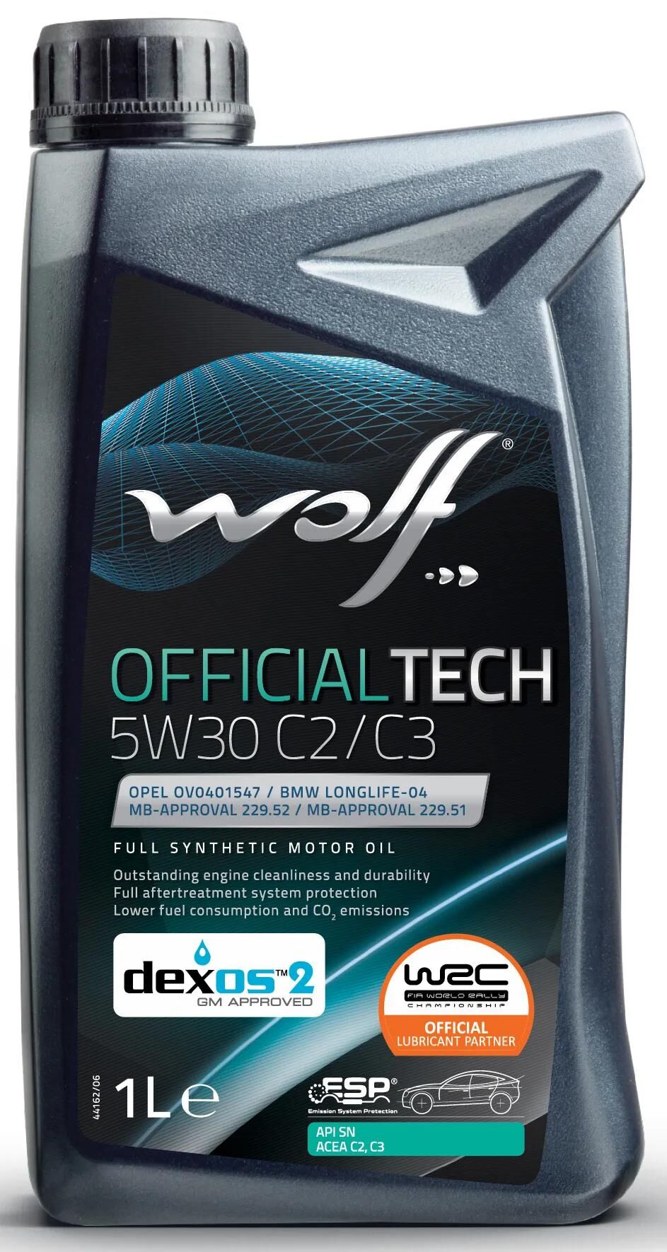 Wolf Motoröl offizielltech c2 c3 . Motoröl 5w30 1lofficialtech c2 c3