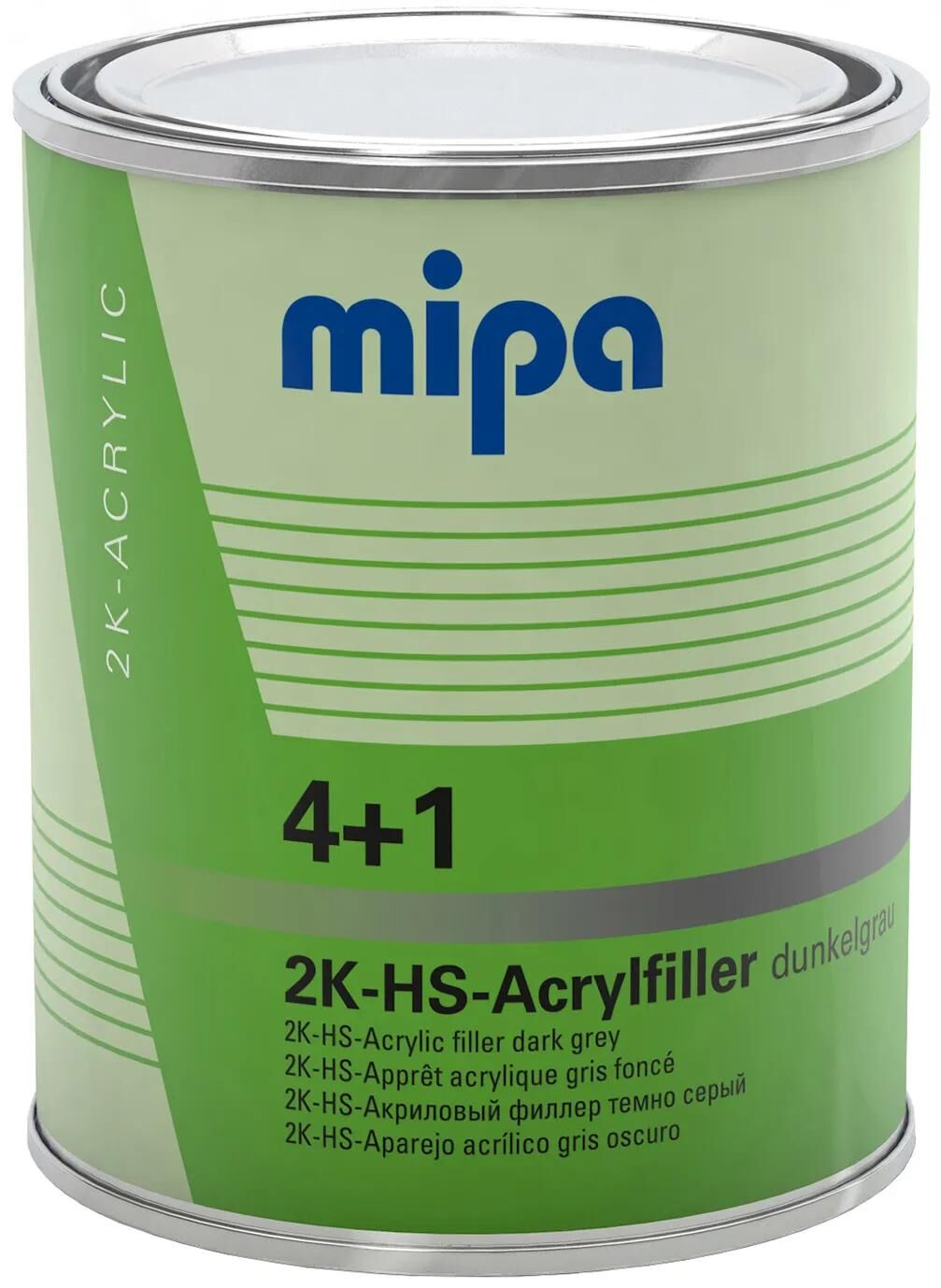 Mipa Acrylfüller 4+1 HS 4+1 Acrylfilter HS 1l dunkelgrau