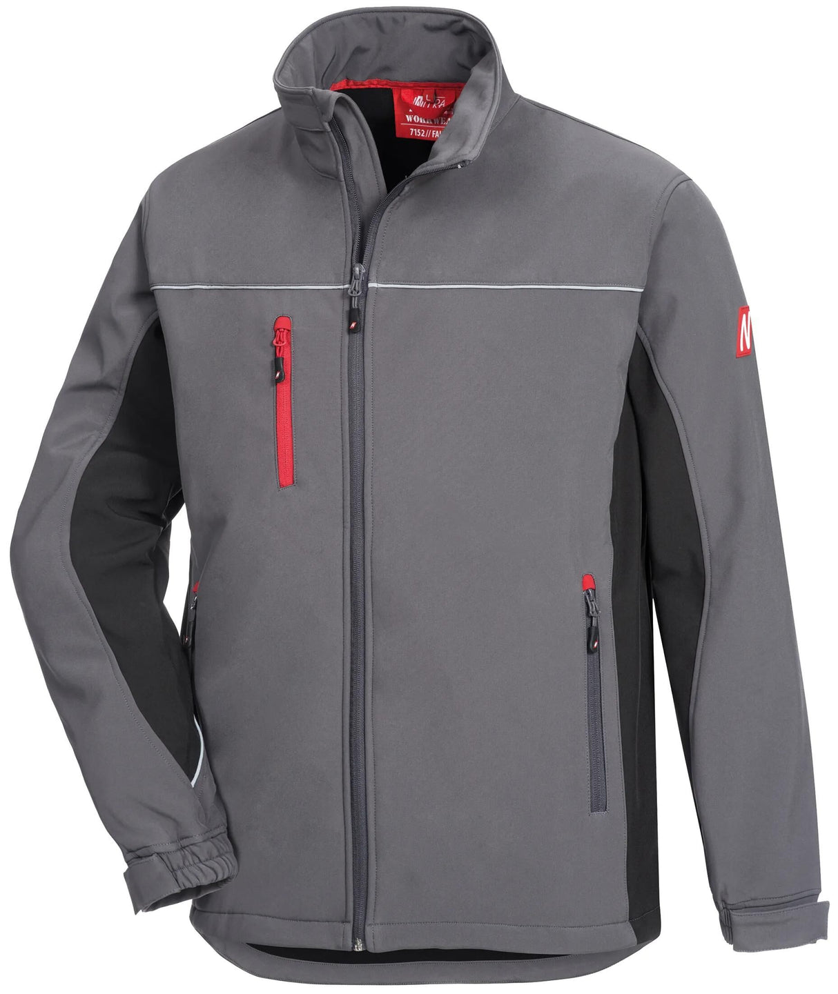 Nitras Safety Nitras Softshelljacke Motion Tex Light Softshelljacke Gr. l Motion Tex hellgrau sw