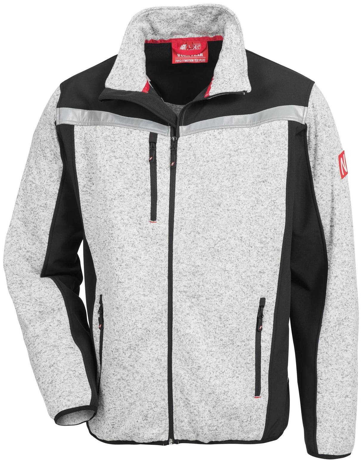 Nitras Safety Nitras Softshelljacke Motion Tex Plus gestrickte Softshelljacke. Motion Tex plus Grau