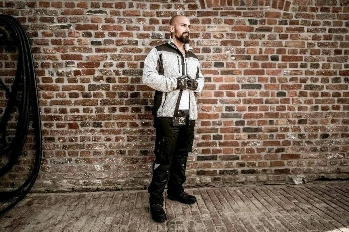 Nitras Safety Nitras Softshelljacke Motion Tex Plus gestrickte Softshelljacke. Motion Tex plus Grau