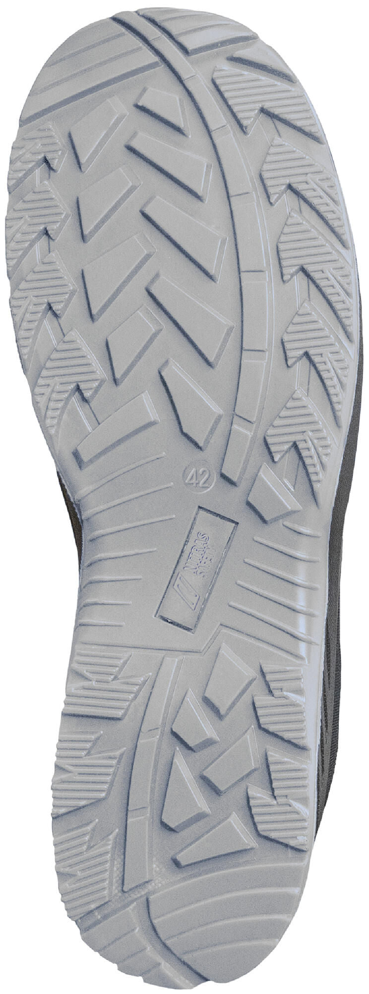 Nitras Sicherheitsstiefel Nitras Solid Step Mid Sicherheitsstiefel Gr. 43 feste Stufe mittelgrau