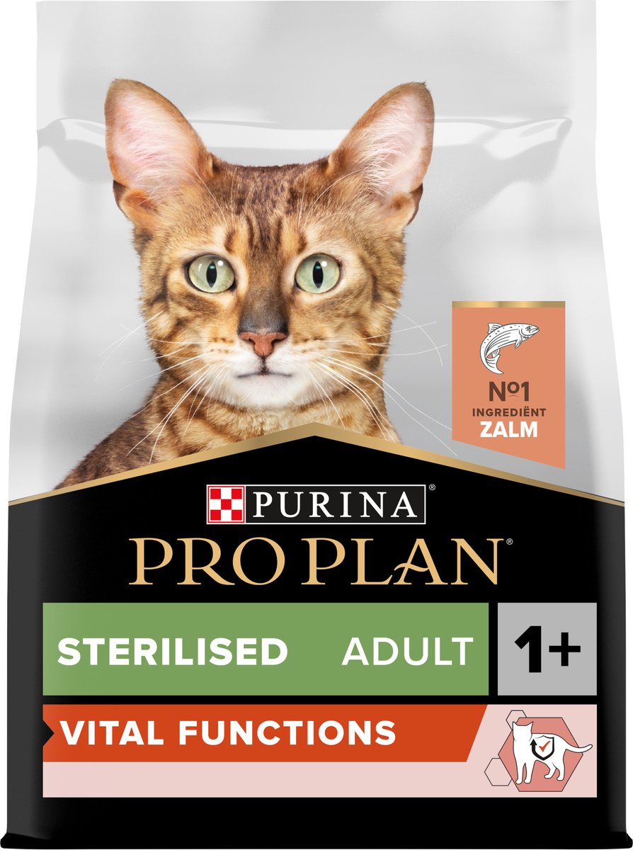 Pro Plan Sterilised Adult Vital Functions – Trockenfutter für Katzen – Lachs – 1,5 kg