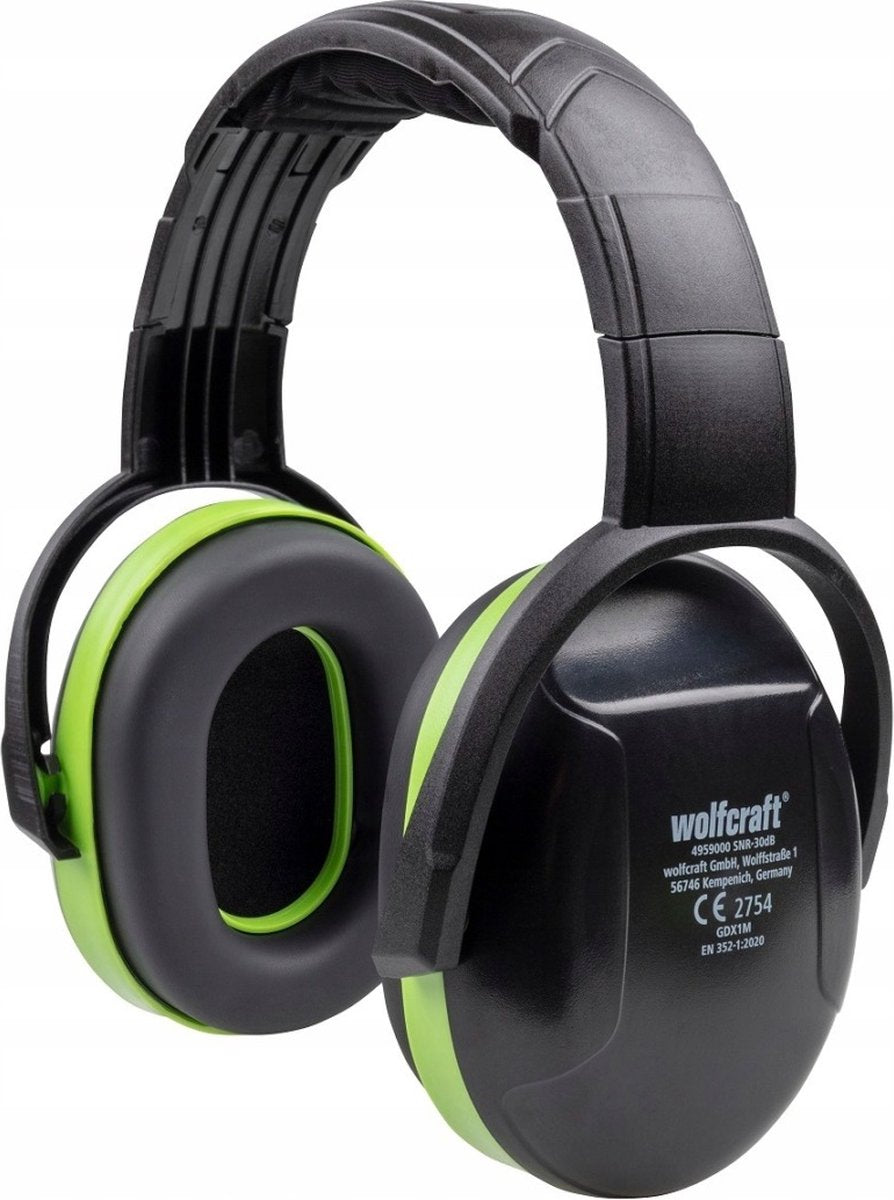 Wolfcraft – Gehörschutz – 30 dB Ohrenschützer – Ear Muff Pro – 4959000