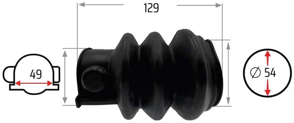 Nb-Teile Faltenbalg 49 54 mm nb-Teile