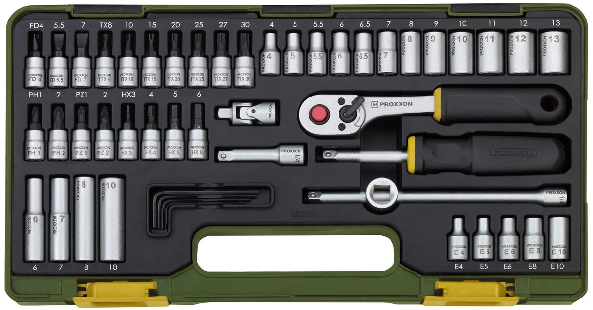 Proxxon Steckschlüsselsatz Feinmechaniker-Satz 49