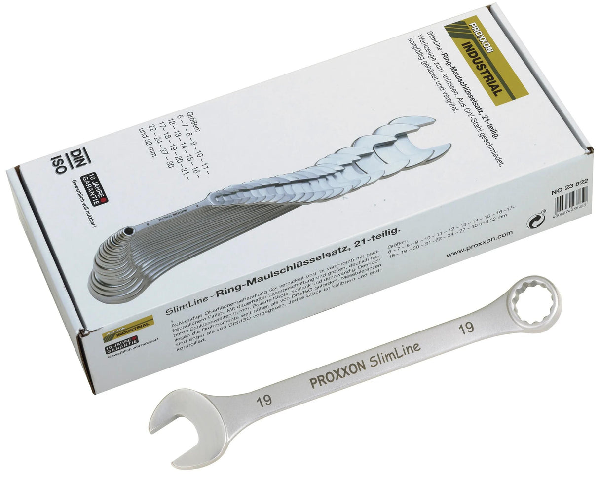 Proxxon Ringschlüsselsatz Slimline Ringschlüsselsatz 21-teilig