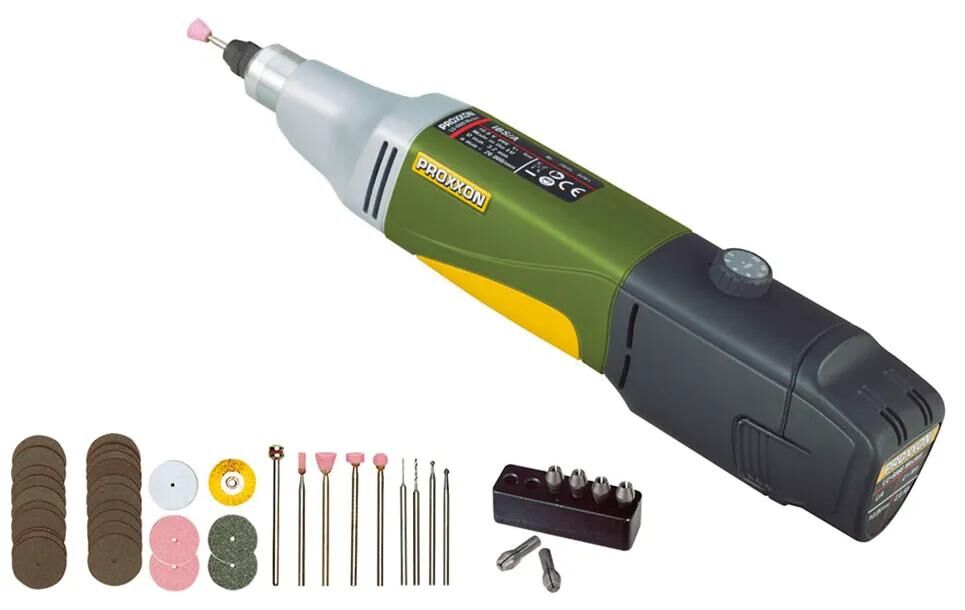 Proxxon Bohrerschärfer-Set IBS, ein Akku-Bohrerschärfer