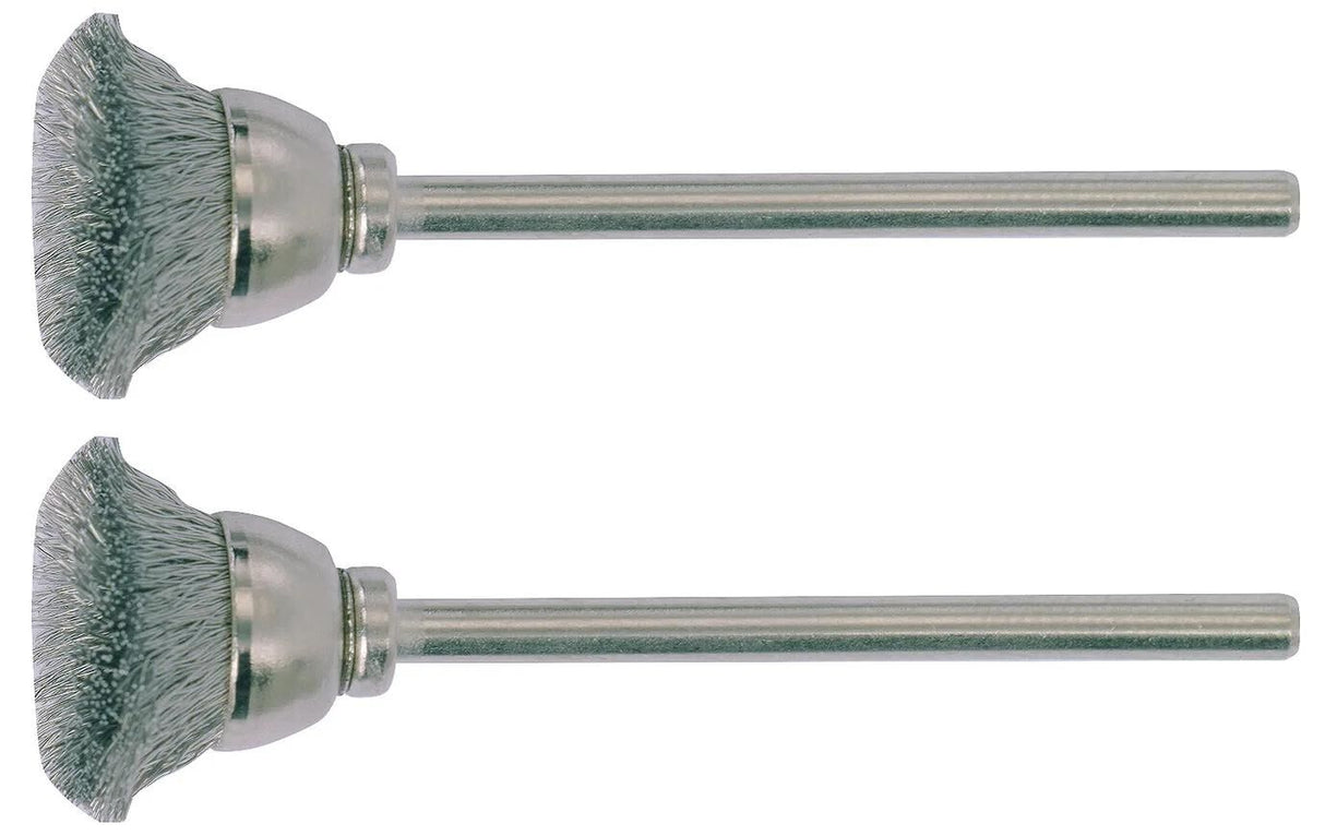 Proxxon Bürstenbürsten m.Schaft 2St d=13mm rostfrei