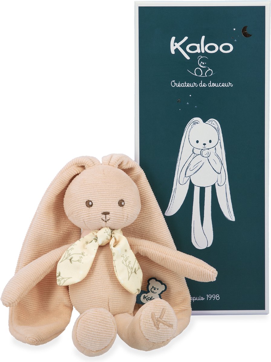 Kaloo lapinoo – Kuscheltier Hase – pfirsichfarben – 25 cm.