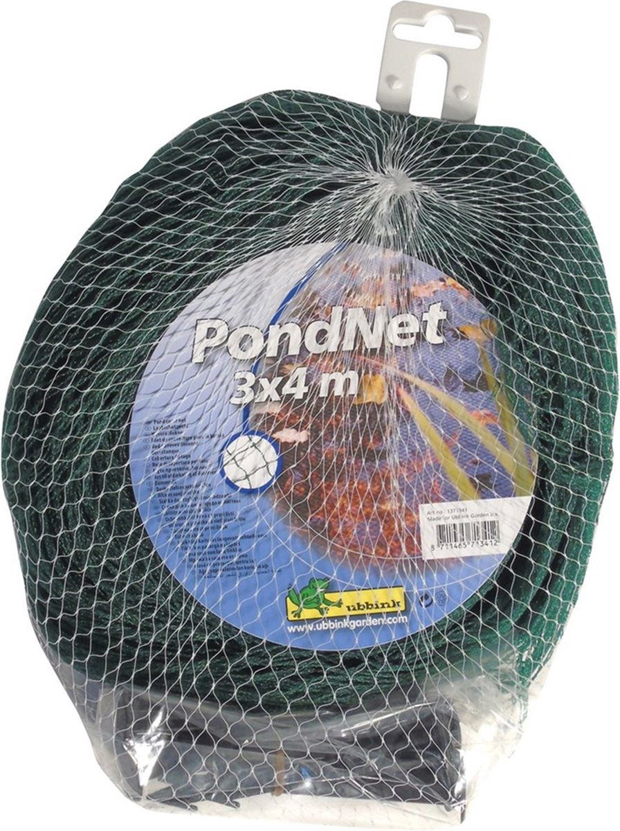 Ubbink Teichabdecknetz 3x4 m Abdeckung (grün)