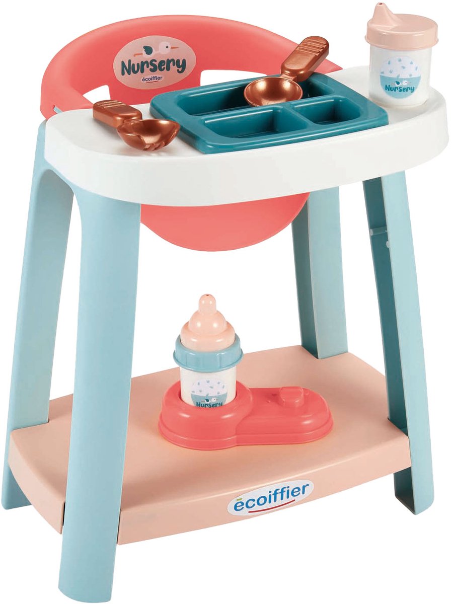 Écoiffier Ecoiffier Pflegestuhl für Kinderzimmer – 7-tlg.