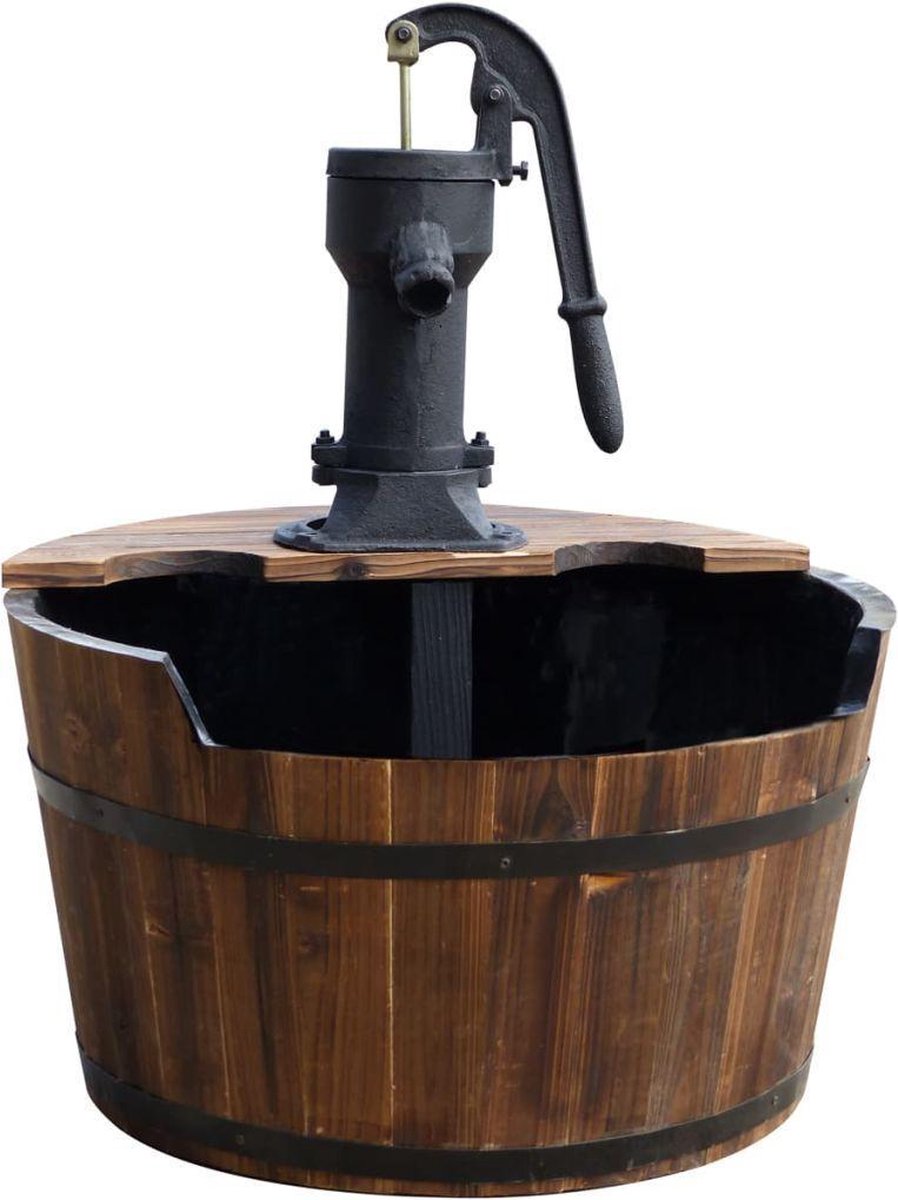 Ubbink Wasserverzierung Holz Tonne