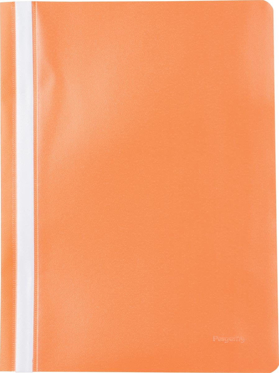 Pergamy Quick-Fix-Ordner, ft A4, PP, 5er-Pack, orange