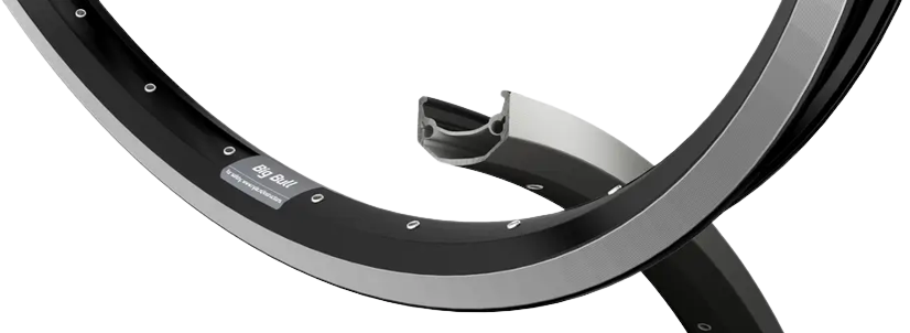 Ryde Rim Big Bull 26 Zoll (559) Schwarz-Silver 32 Loch 14g