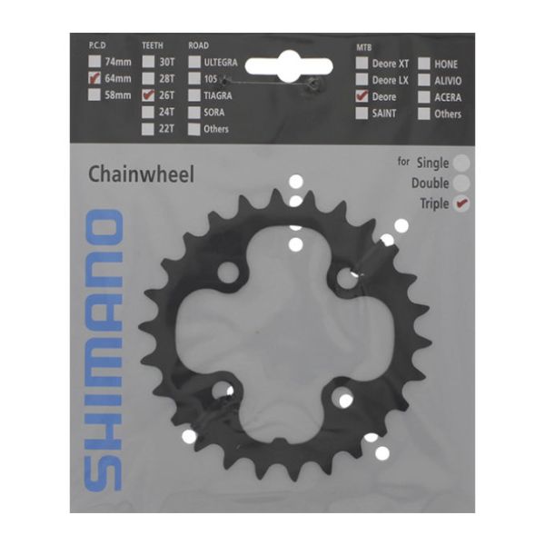 Shimano -Kette Top deore 10V 26T Y1LD26000 M610 Schwarz