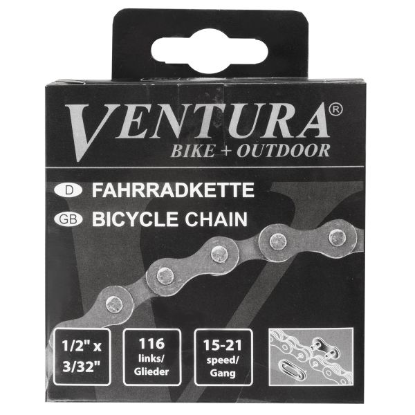 Ventura -Halskette 6 7 Geschwindigkeit 1 2 x 3 32 116 Links - einschließlich Schließverbindung