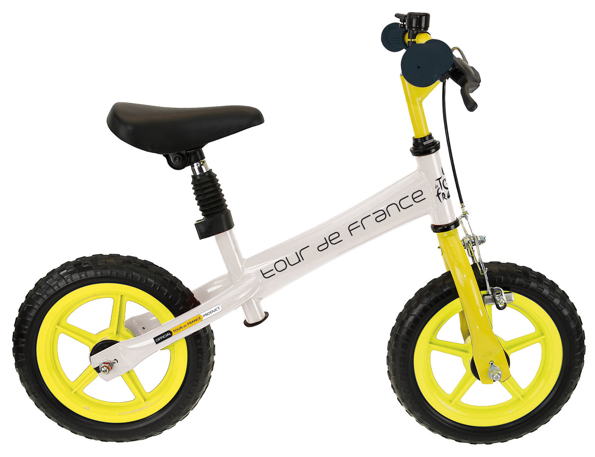 Tour de France weiß mit gelben Rädern