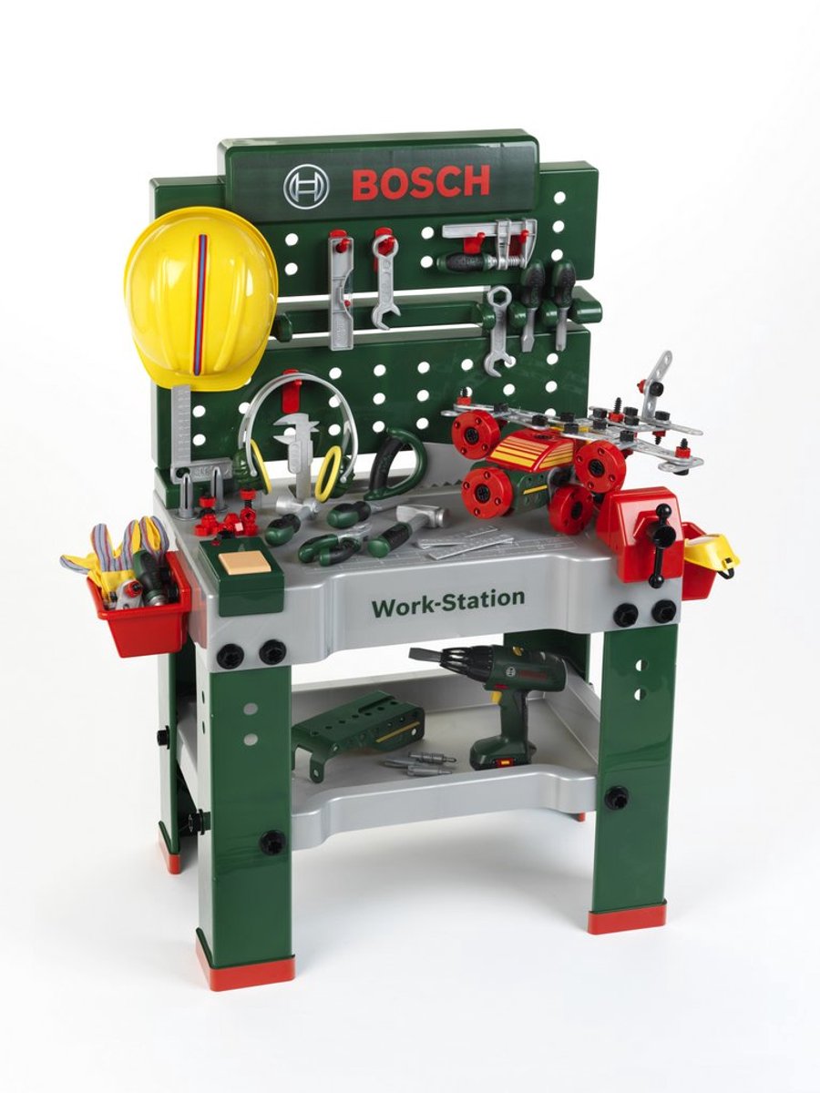 Kleinspielzeug Bosch Mini - Werkbank Nr.1 - inkl. Zubehör - Spielzeugwerkzeuge