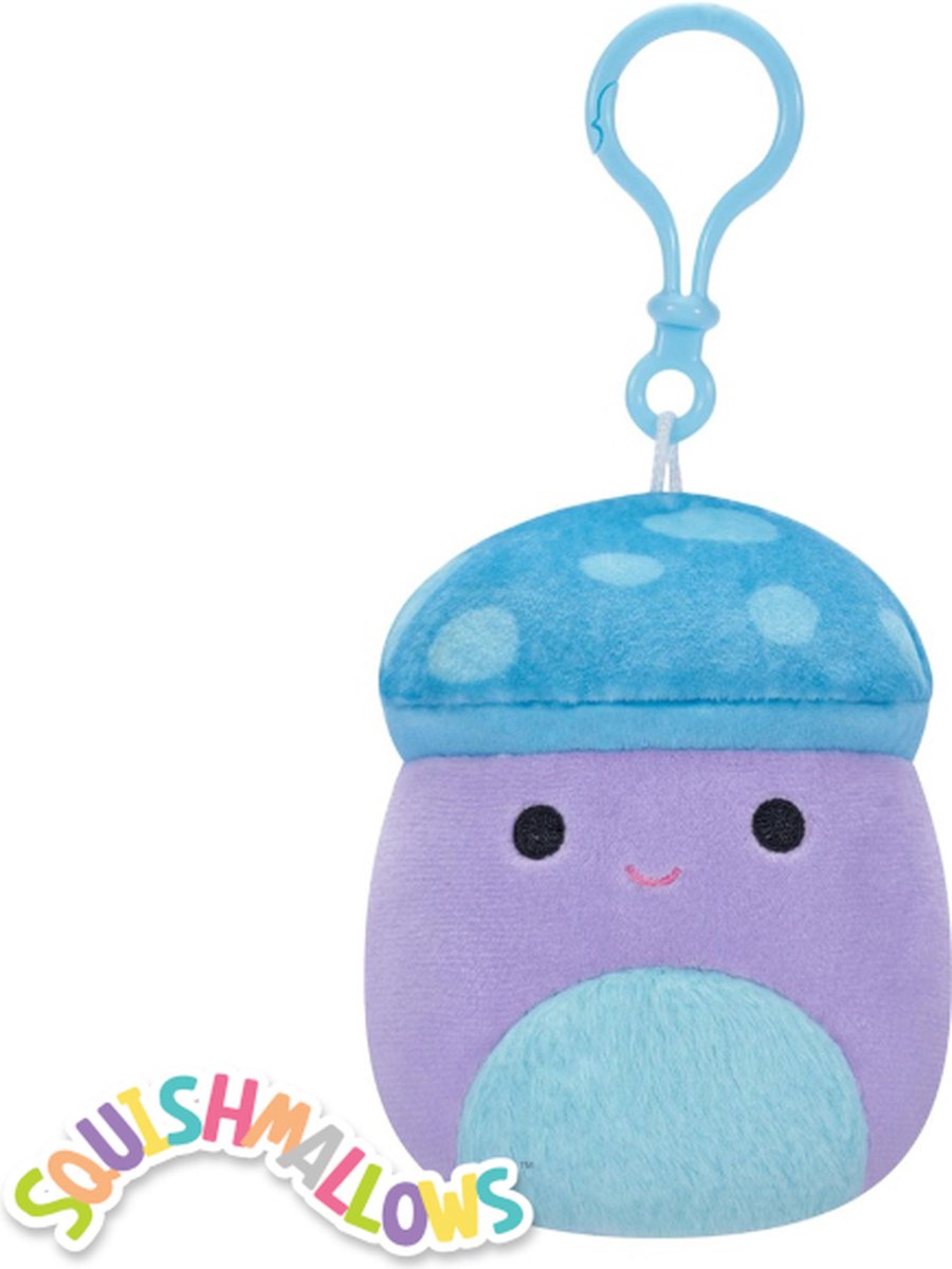 Squishmallows pylieren den Pilz – 3,5-Zoll-Clip auf Squishmallow