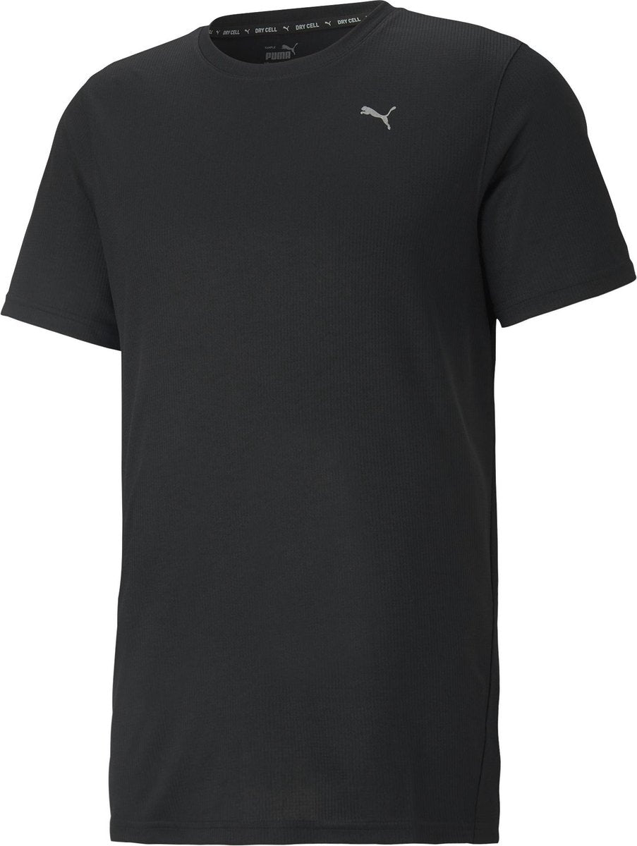 Puma performance ss tee m heren sportshirt - zwart - maat s