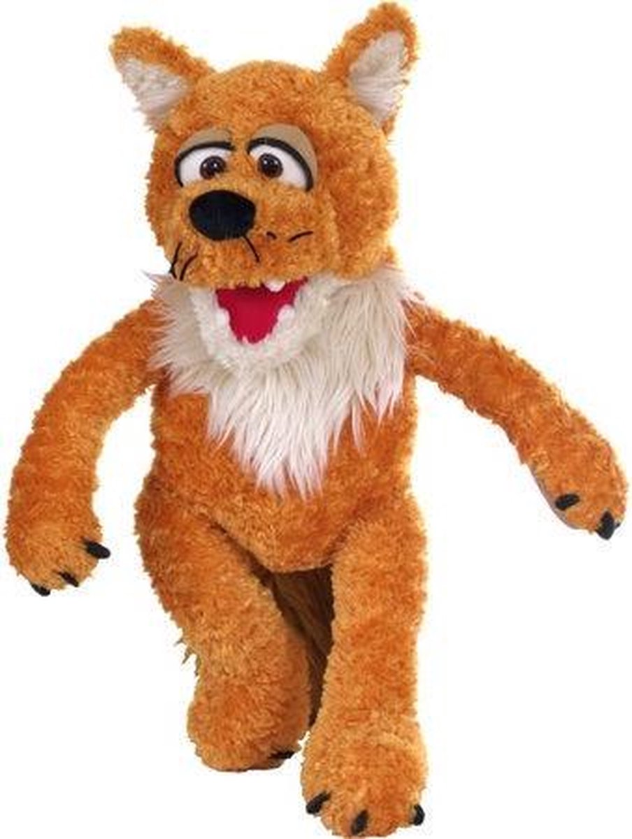 Lebende Puppen Mr. Fuchs | Handpuppe mit Klappmund in der Farbe Orange | geeignet für Kinder ab 3 Jahren | Höhe 43 cm | Handwäsche, nicht bleichen, nicht im Wäschetrockner trocknen, nicht bügeln