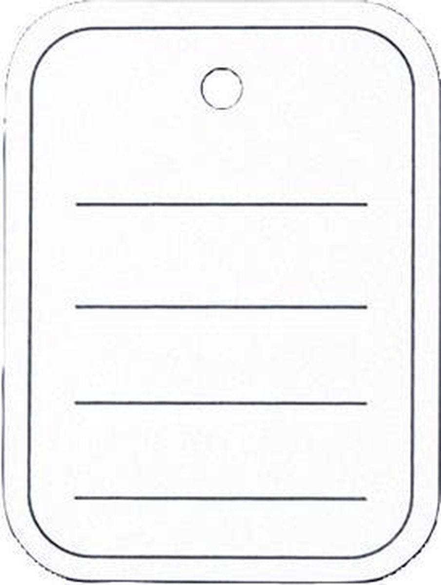 Sigel - Preisschilder - 40x50 mm - mit Stanzung - liniert - Karton à 500 Stück - si-zb350