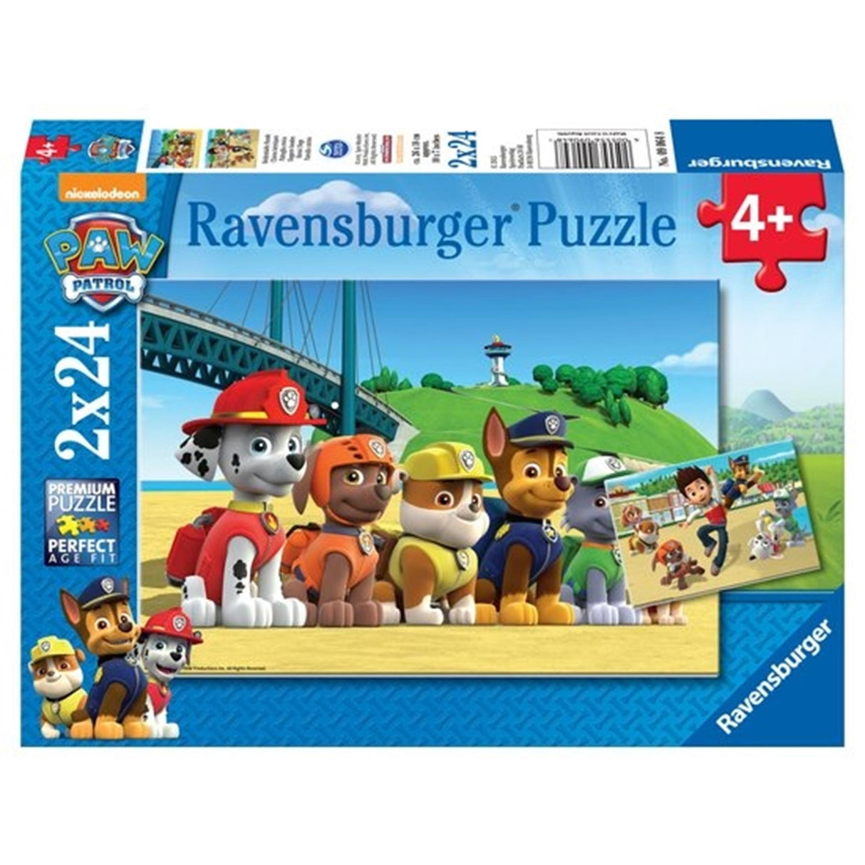 Ravensburger Paw Patrol Puzzle - Brave Dogs, 2x24st.