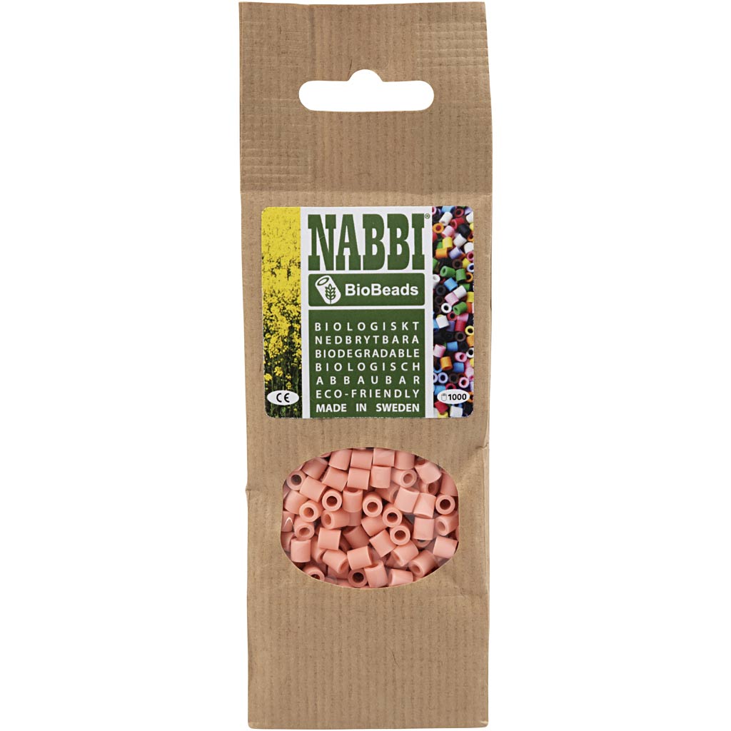 Creativ Company Nabbi Biobeads 5x5mm Lachs - 1000Stk.