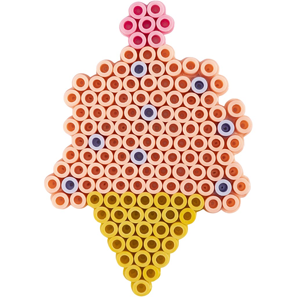 Creativ Company Nabbi Biobeads Grundplatte, Stern, Größe 9,8x9,8 cm, mittel, 1 Stück