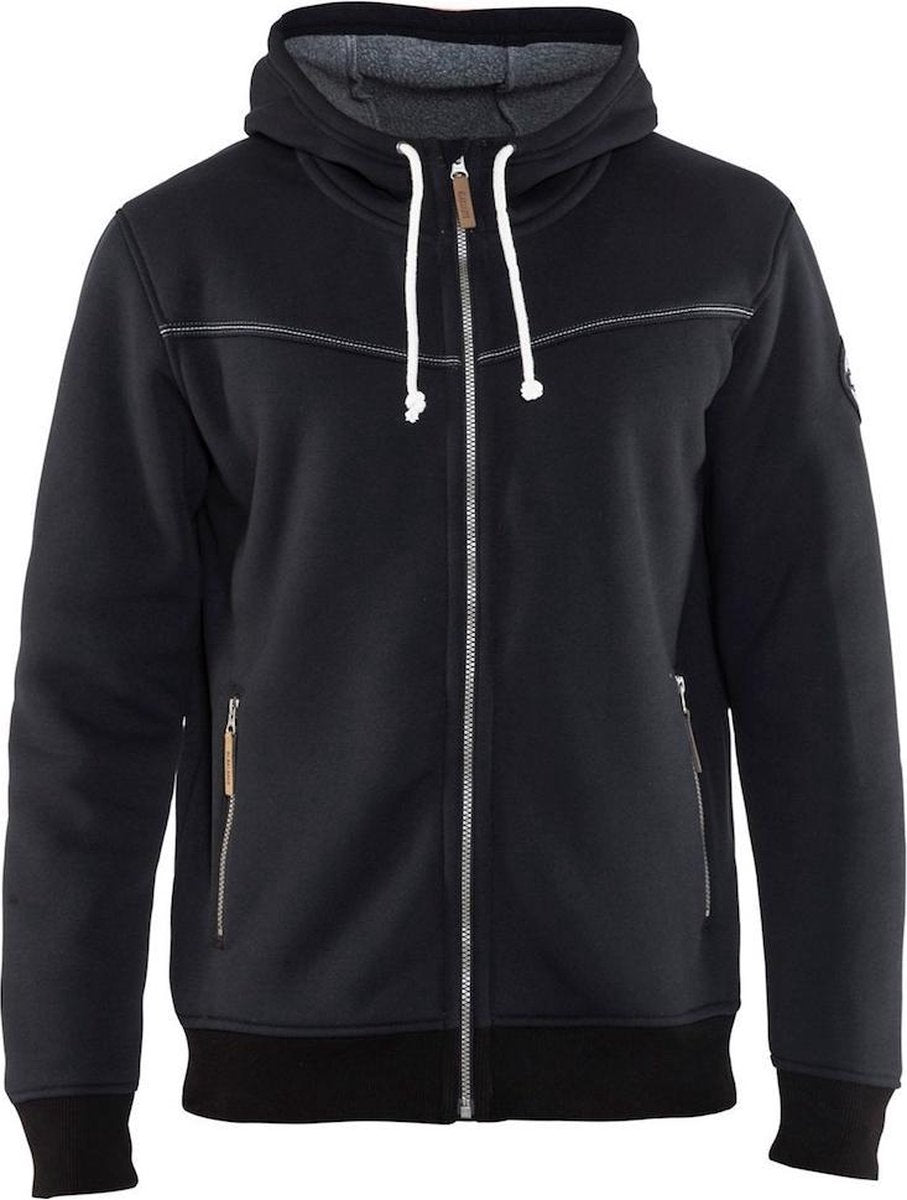 Blåkläder 4933-2514 Kapuzenpullover mit warmem Futter, Schwarz, Größe M