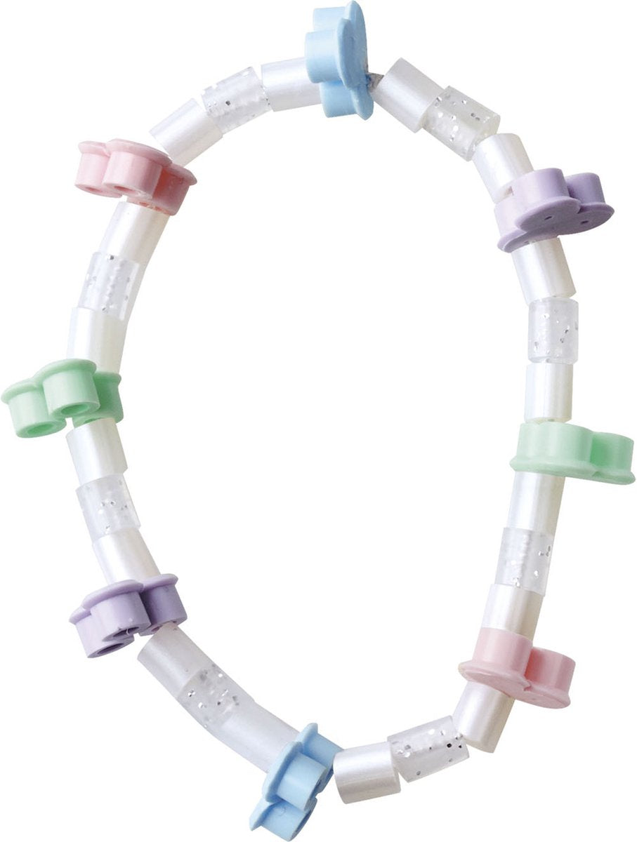 Hama Bügeln Perlenset Schmuck machen rosa, 2400st.