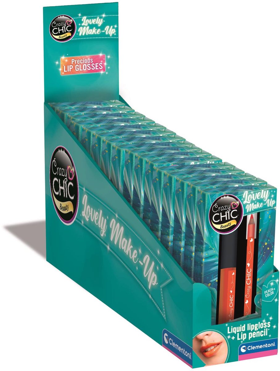 Clementoni Crazy Chic Lipgloss und Lipliner Orange