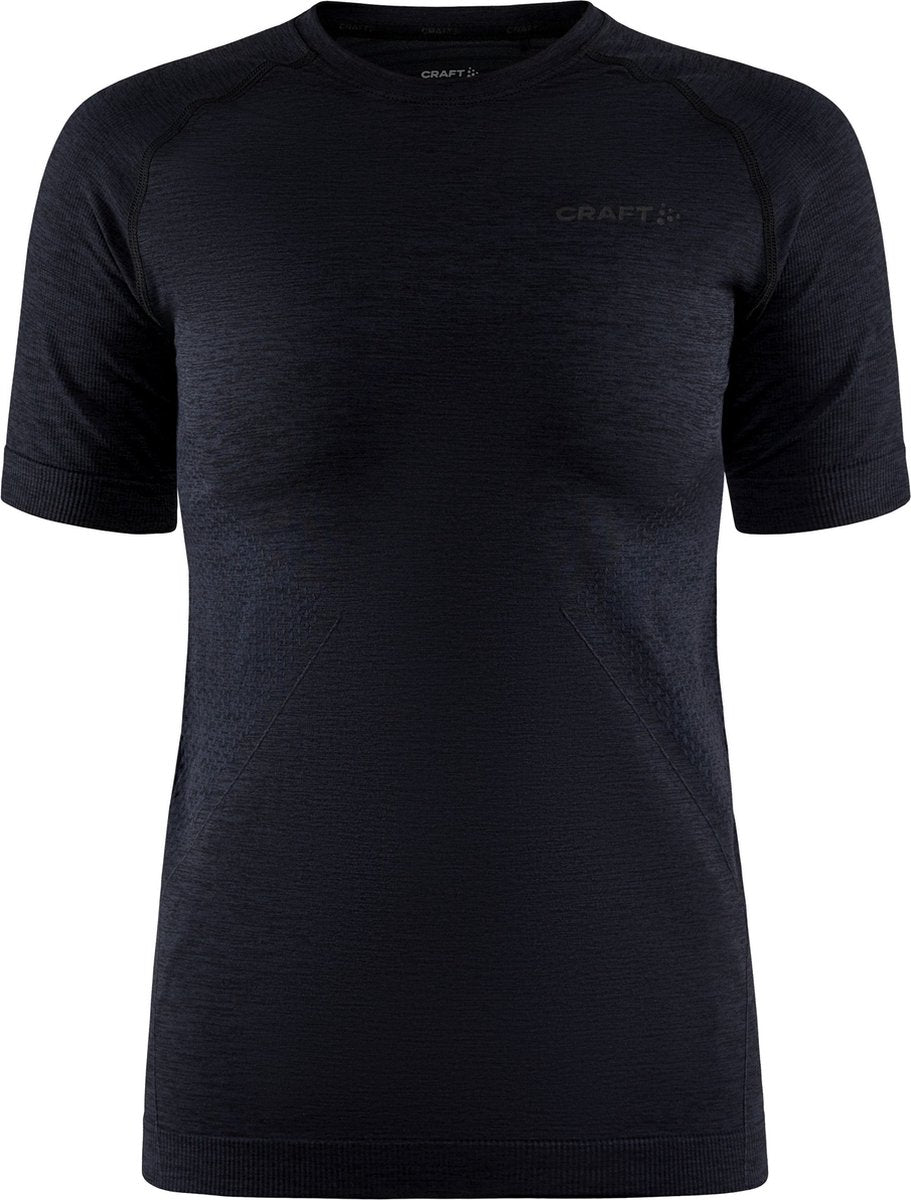 Craft Core Dry Active Comfort SS W Damen-Thermoshirt – Schwarz