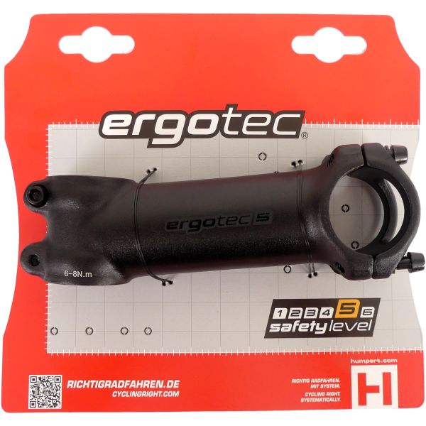 Voorbouw Ergotec Hai 31,8 mm 110 mm schwarz