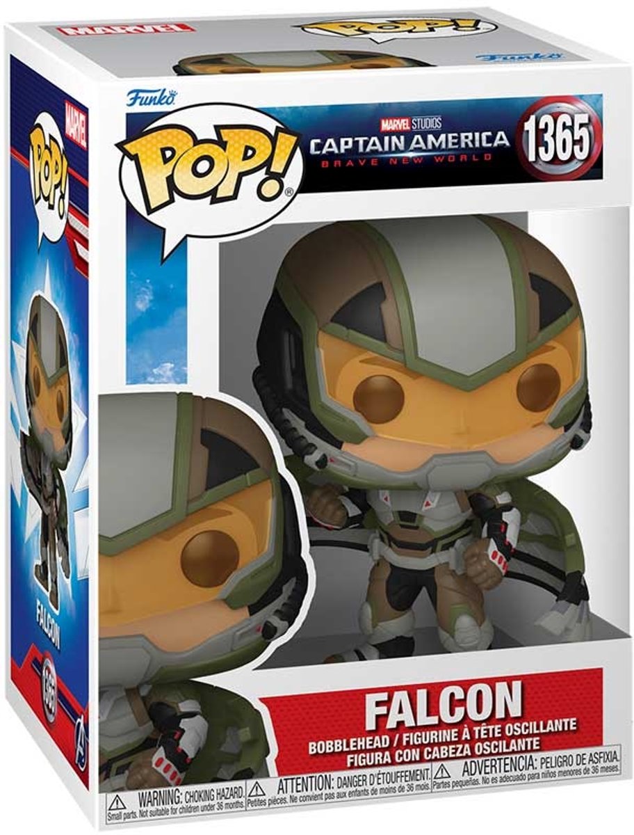 Funko Captain America Brave New World – Falcon Vinylfigur 1365 Unisex Pop! - mehrfarbig - Standard