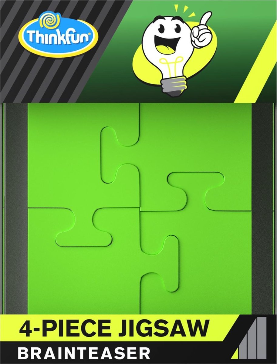 Denkspaß a-ha! 4-teiliges Puzzle – Denksportaufgabe