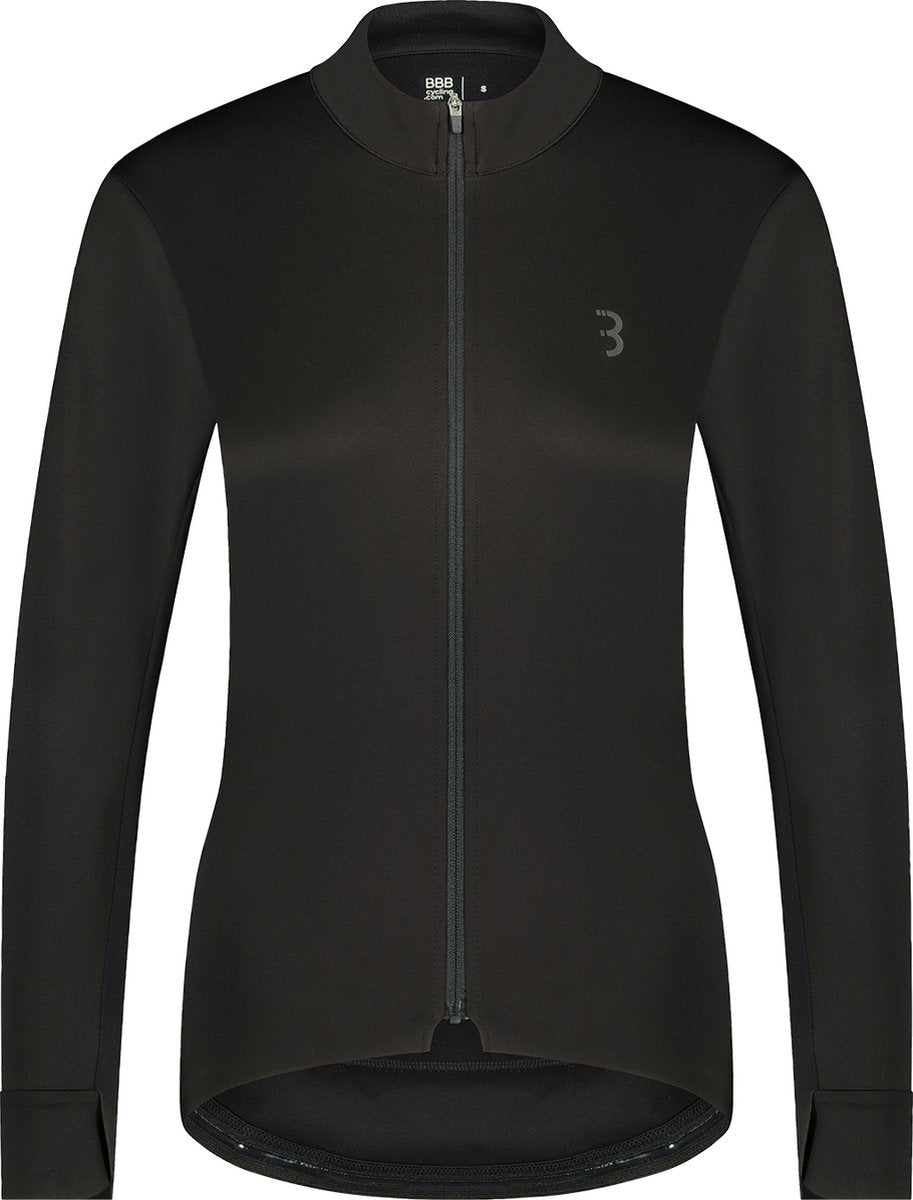 Bbb cycling donna triguard fietsjas dames - drie-seizoenen wielren fietsjack dames - waterafstotend windjack – zwart – maat m - bbw-453