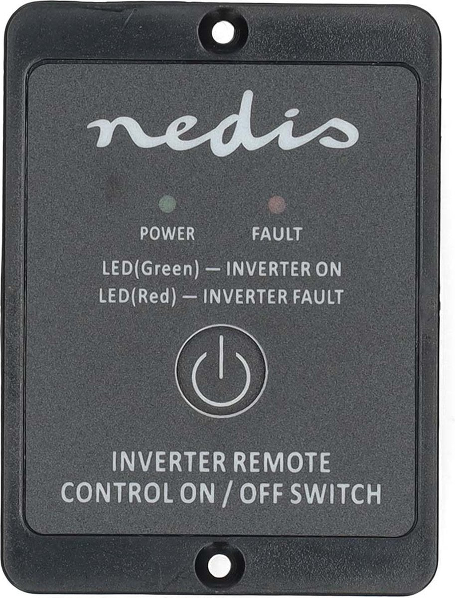 Nedis Fernbedienung für Wechselrichter – 6 m Kabel – RJ12 – Schwarz