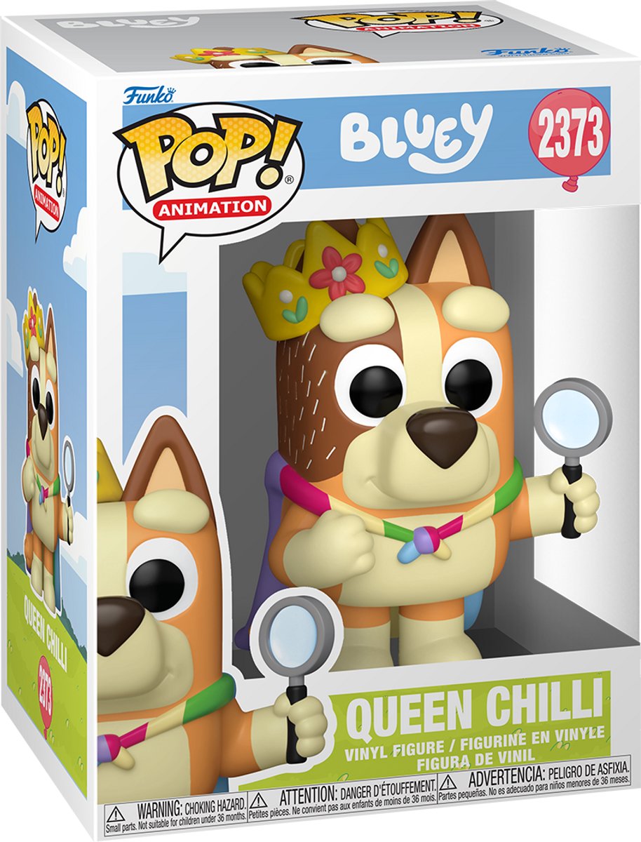 Funko pop animation: bluey - chili (queen)