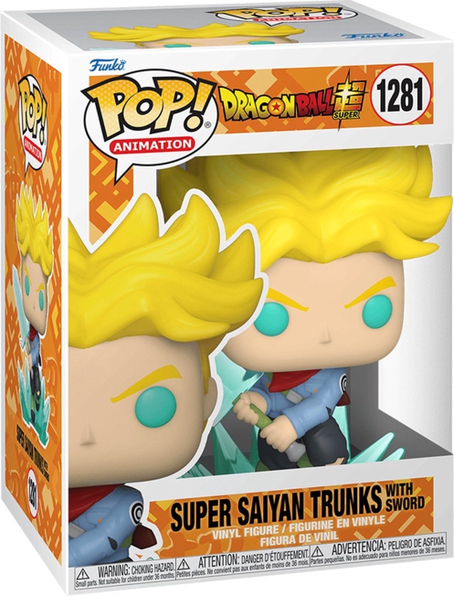Funko-Pop-Animation: Dragon Ball Super – Super-Saiyajin-Shorts mit Schwert-Pop #1281