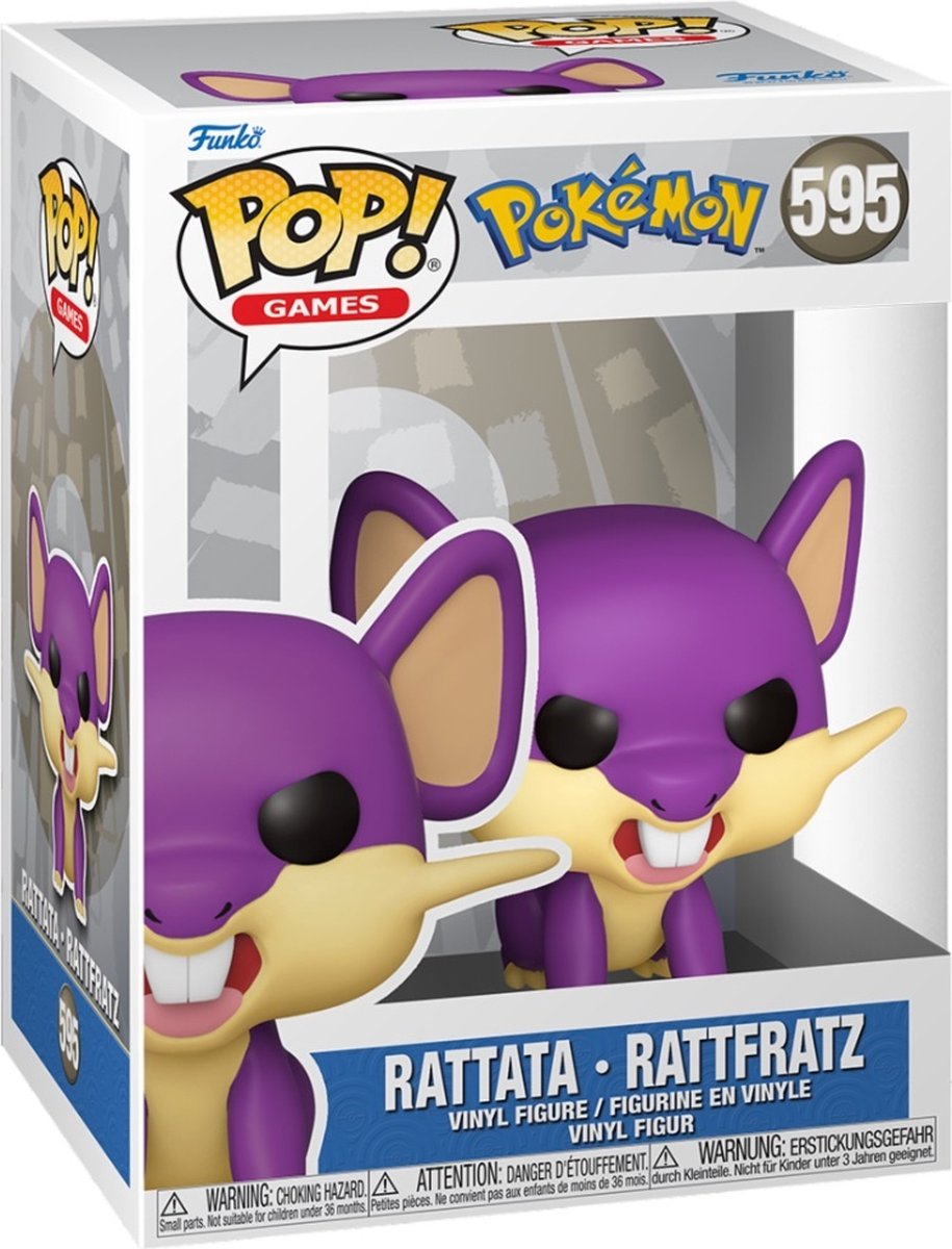 Funko-Pop-Spiele: Pokémon Rattata – Pop #595