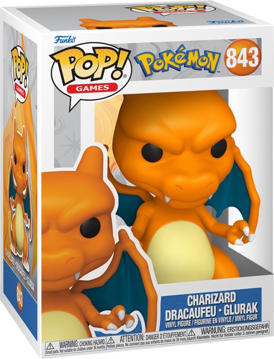 Funko-Pop-Spiele: Pokémon Glurak – Pop #843