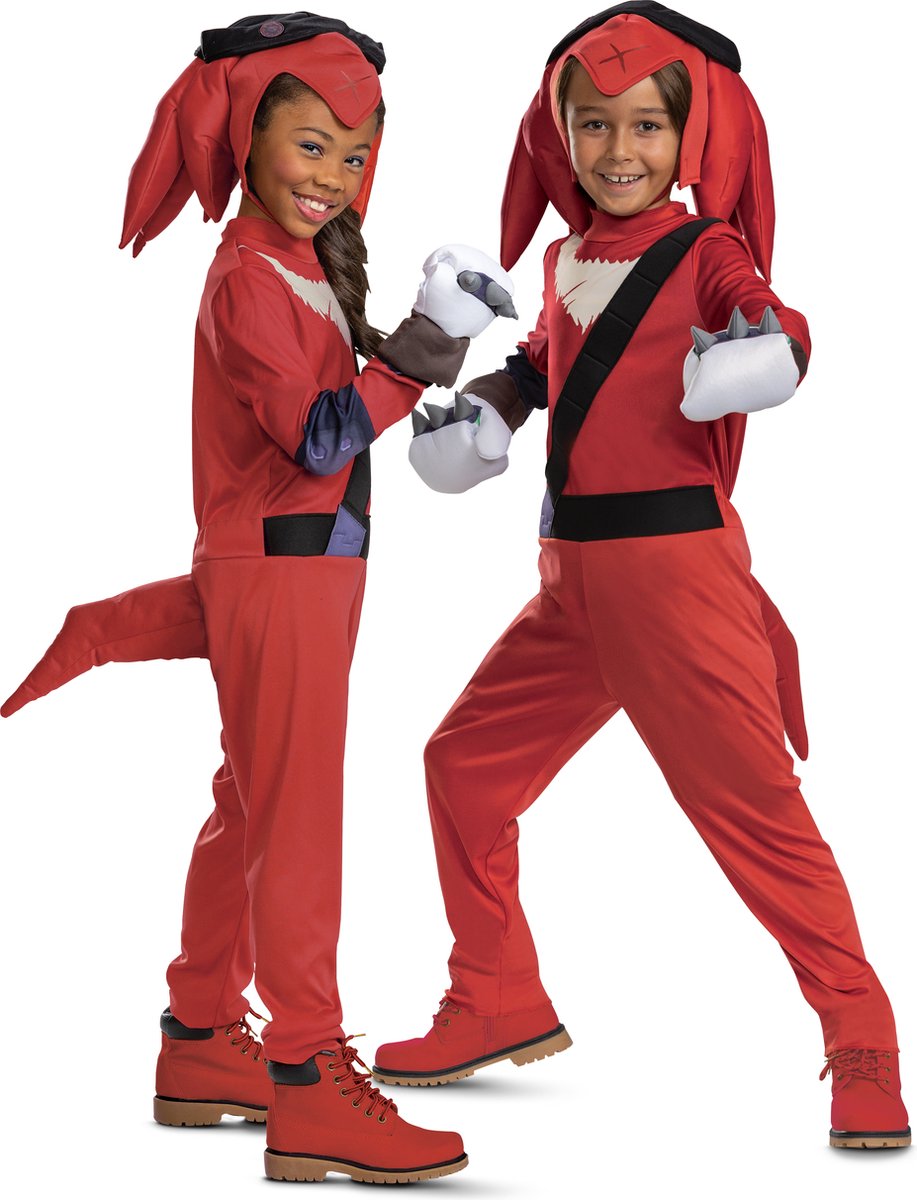 Verkleidung Sonic Movie 2, Knuckles Fancy Dress Up, Größe S (4-6 Jahre), Jungen